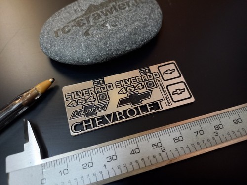 Rc4wd chevrolet scale emblems - chevrolet,