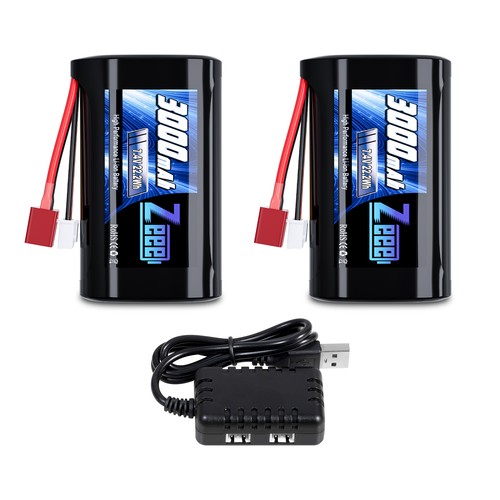 3000mah 2s batteria - 7.4v,