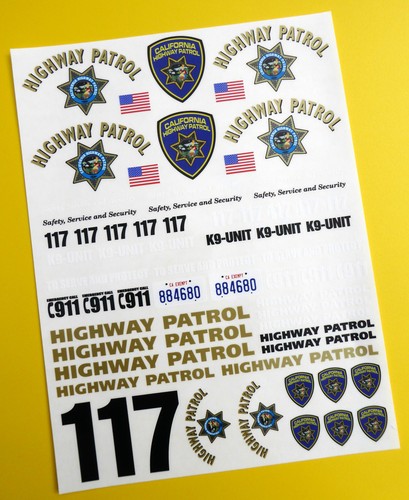 Adesivi decalcomanie polizia