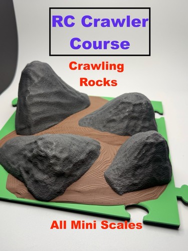 Crawling rocks ostacoli rc - rocks, (ostacoli